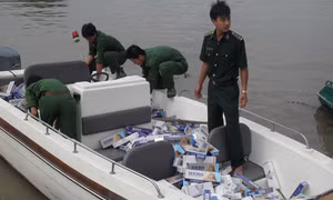 Gian nan chống buôn lậu trong mùa nước nổi 
