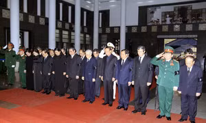 Cử hành Lễ viếng Đại tướng Võ Nguyên Giáp