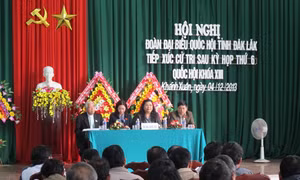 Cử tri ghi nhận thành công của Kỳ họp thứ 6 Quốc hội khóa XIII