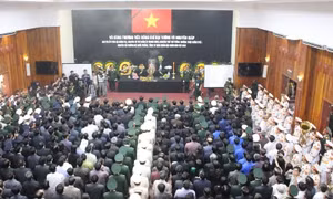 Lời cảm ơn của Ban Lễ tang Nhà nước và gia đình Đại tướng Võ Nguyên Giáp