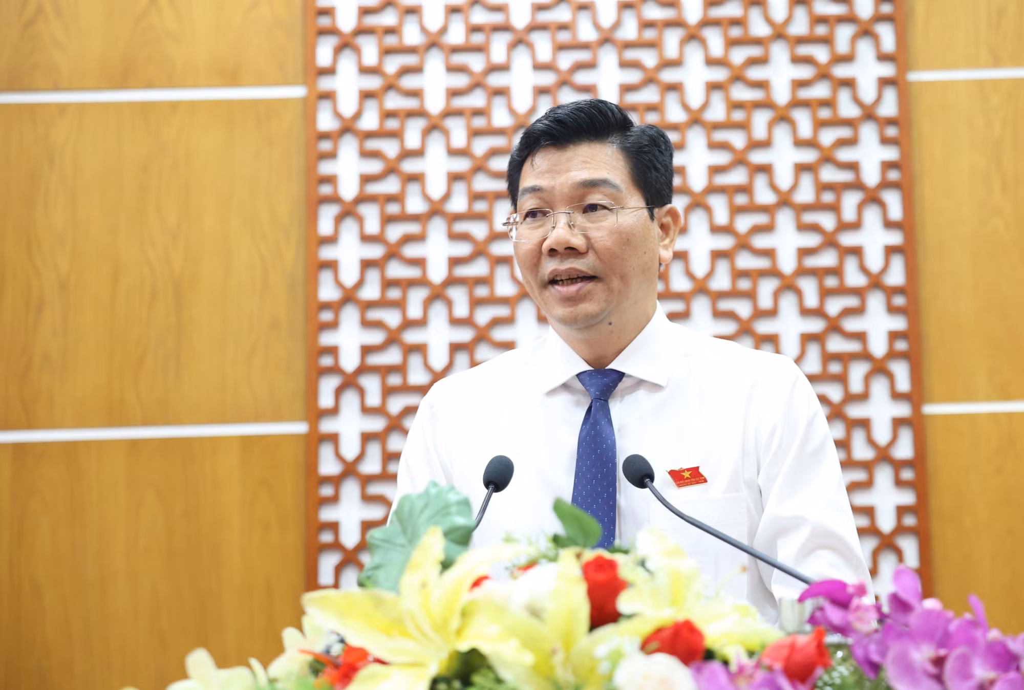 Phó Bí thư Thường trực Tỉnh ủy, Chủ tịch HĐND tỉnh Tây Ninh Nguyễn Mạnh Hùng phát biểu bế mạc kỳ họp.