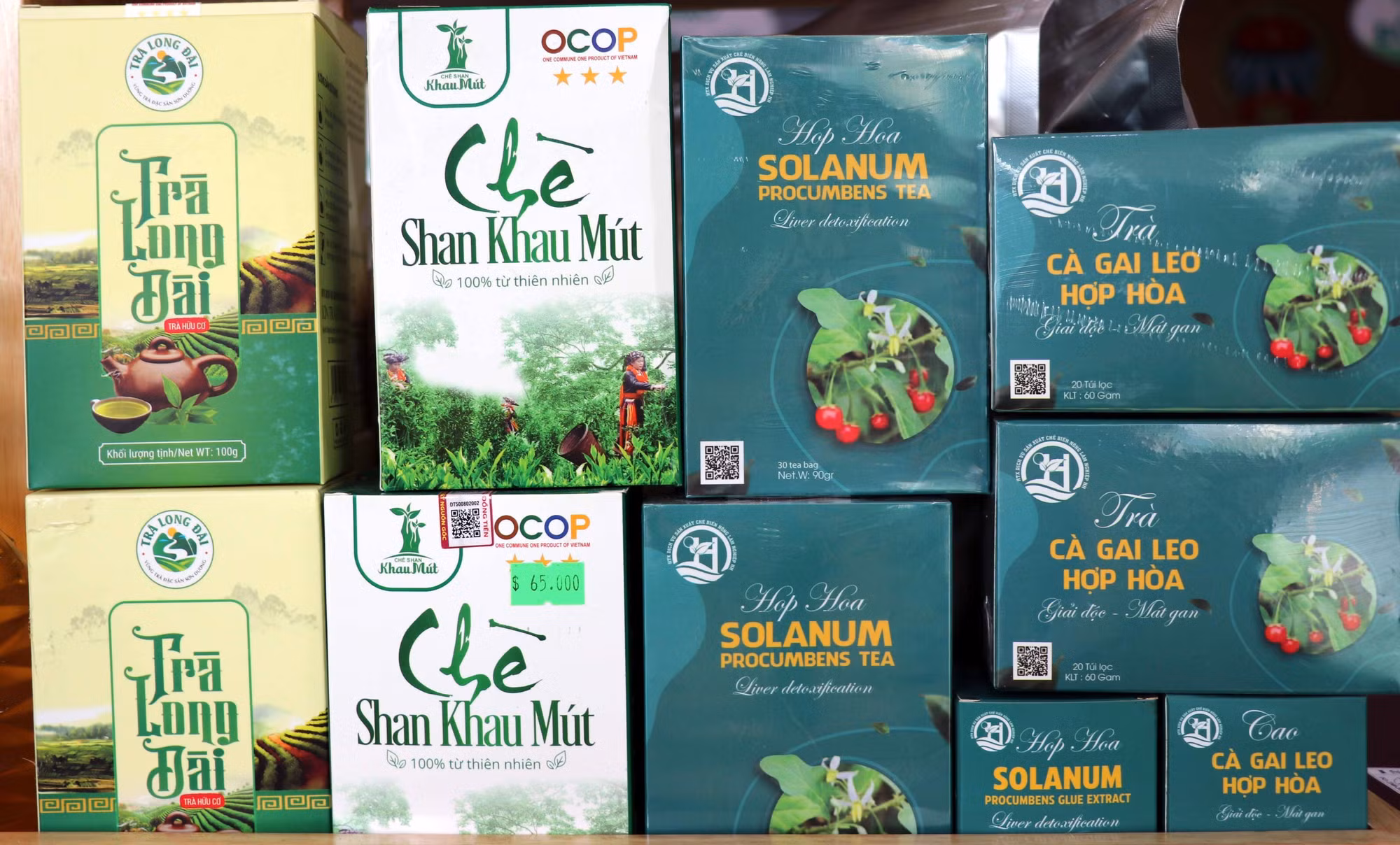 Các sản phẩm OCOP của tỉnh Tuyên Quang từng bước khẳng định được thương hiệu. Ảnh: Vũ Quang/TTXVN