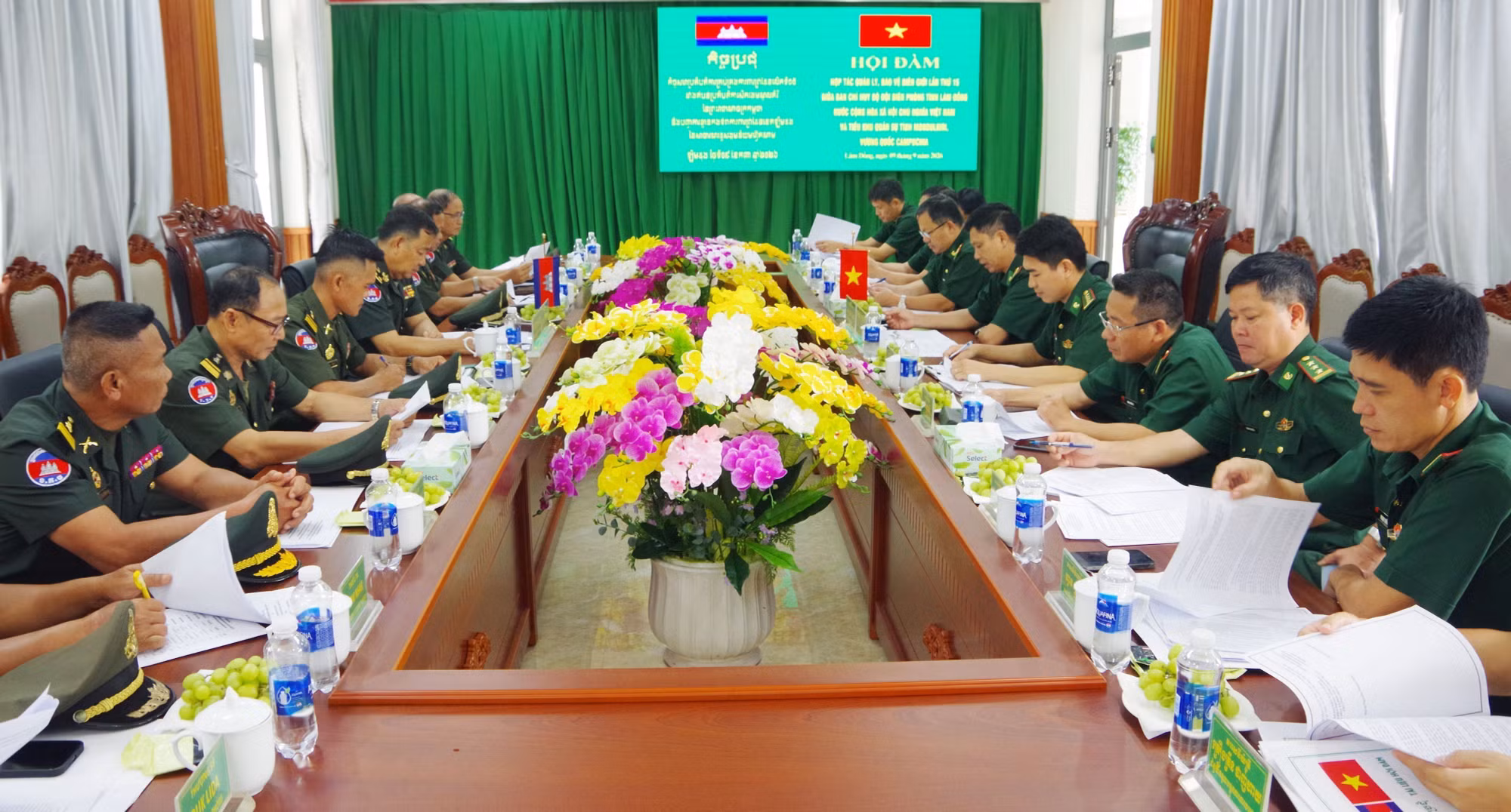 Quang cảnh hội đàm. Ảnh: TTXVN phát