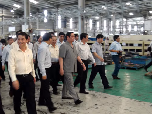 Đồng chí Lê Hồng Anh làm việc tại Quảng Nam ảnh 1