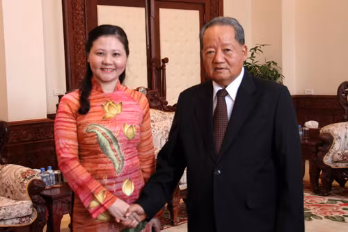 Hội Chữ thập đỏ Việt Nam và Lào tăng cường hợp tác ảnh 1
