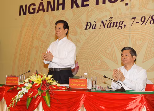 Thủ tướng Nguyễn Tấn Dũng dự Hội nghị toàn quốc ngành Kế hoạch-Đầu tư ảnh 1