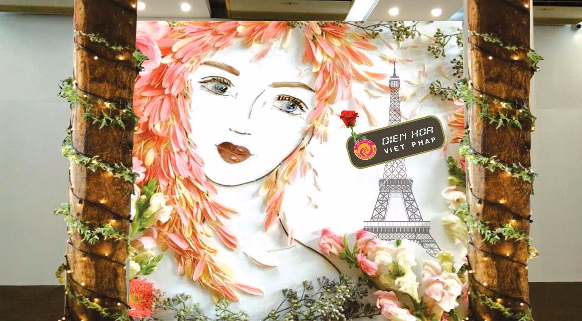 Triển lãm hoa "Tiệc yêu" cho ngày Valentine ảnh 1