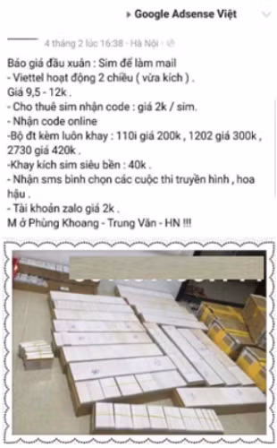 Bộ cương quyết, doanh nghiệp cam kết, tại sao sim kích hoạt sẵn vẫn bán tràn lan? ảnh 2