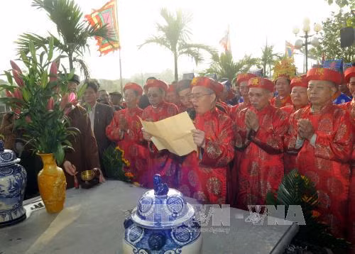 Lễ rước nước, tế cá tại hội đền Trần Nam Định 2017 ảnh 6
