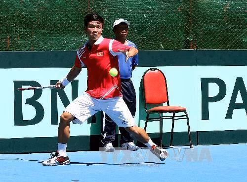Nguyễn Hoàng Thiên thất bại ngay trận đầu tiên giải Davis Cup 2017 ảnh 1