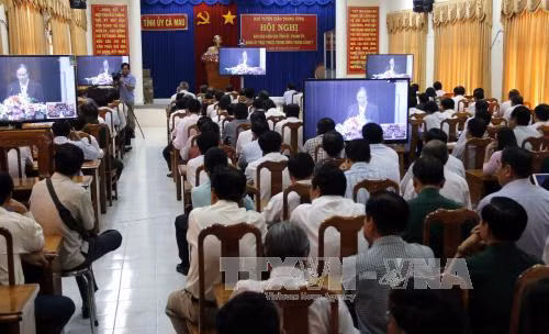 Hội nghị báo cáo viên các tỉnh ủy, thành ủy, đảng ủy trực thuộc Trung ương ảnh 1