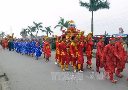 Lễ rước nước, tế cá tại hội đền Trần Nam Định 2017 ảnh 3