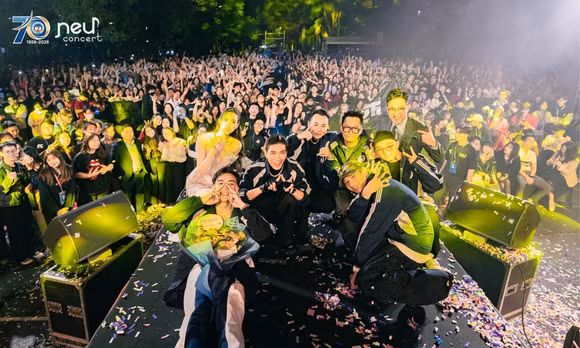 Dàn khách mời đình đám tại NEU Concert 2023.