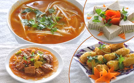 Thực phẩm chay đắt hàng trong tháng Giêng ảnh 1