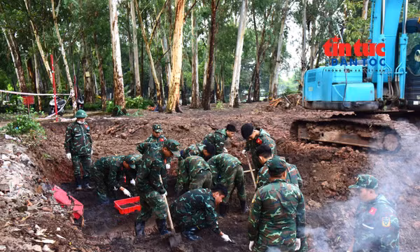 Đã quy tập 872 hài cốt liệt sĩ tại Công viên Lê Thị Riêng