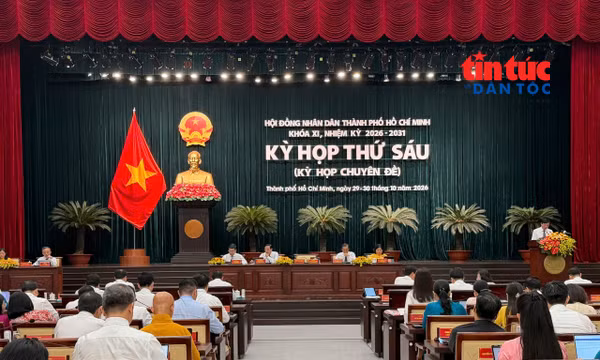 TP Hồ Chí Minh: Khai mạc kỳ họp thứ 6 HĐND khóa XI, nhiệm kỳ 2026 - 2031