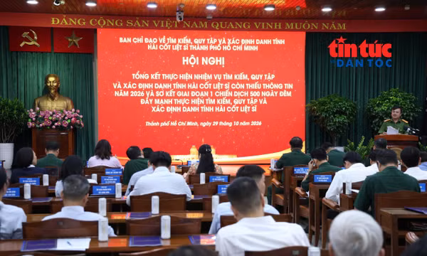 TP Hồ Chí Minh thúc đẩy tiến độ tìm kiếm, quy tập hài cốt liệt sĩ