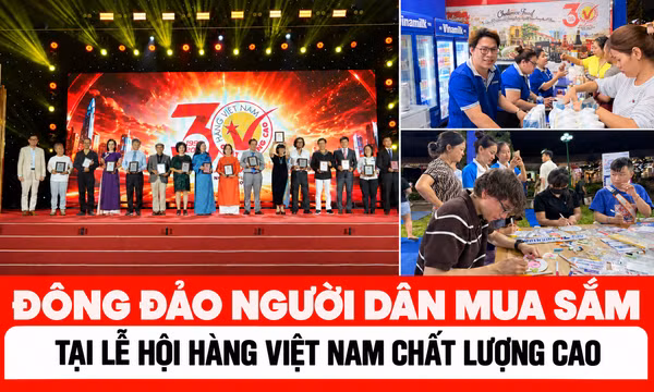 Lễ hội hàng Việt Nam chất lượng cao thu hút đông đảo người dân đến mua sắm