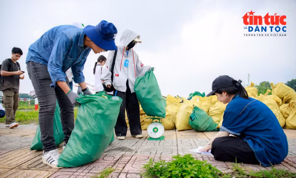 Tình nguyện viên chung tay làm sạch môi trường TP Hồ Chí Minh