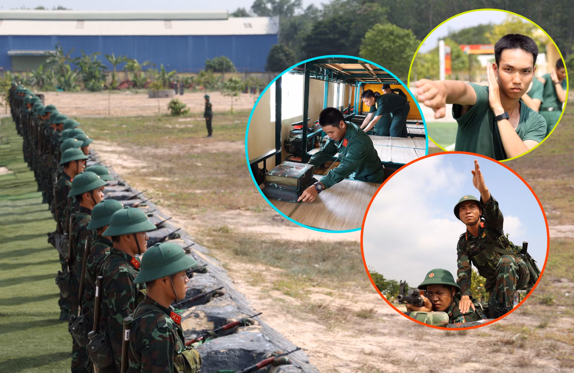 Gần 600 chiến sĩ mới Trung đoàn Gia Định vượt nắng, rèn ý chí.