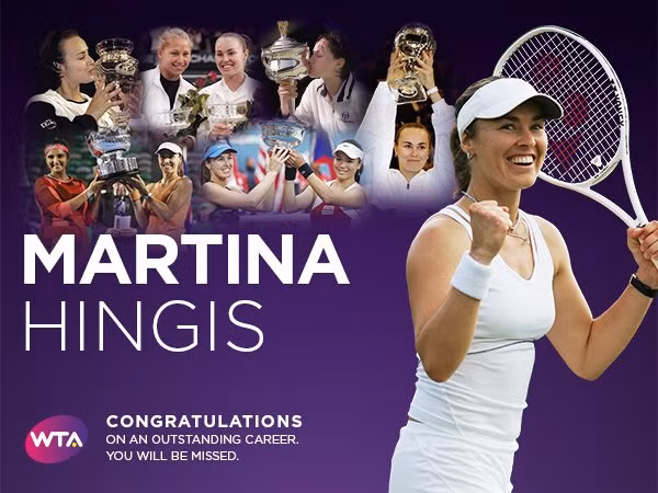 Huyền thoại quần vợt Thụy Sỹ Martina Hingis tuyên bố giải nghệ ảnh 1