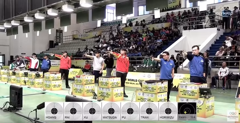 Hoàng Xuân Vinh giành Huy chương bạc World Cup bắn súng 2017 ảnh 1