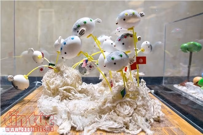 Những tác phẩm nghệ thuật độc đáo từ trứng ảnh 3