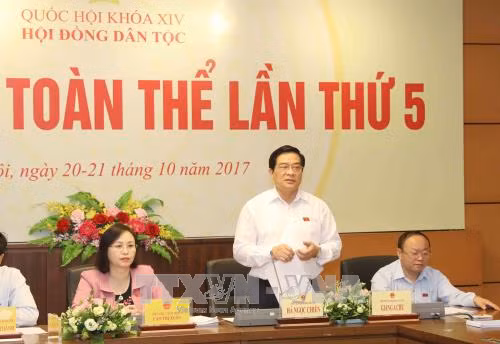 Phiên họp toàn thể lần thứ 5 Hội đồng Dân tộc của Quốc hội ảnh 1