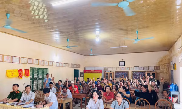 Người dân các địa phương trong tỉnh nhất trí cao với chủ trương sáp nhập thôn, tổ dân phố