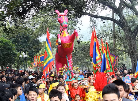 Khai hội Gióng đền Sóc 2012 ảnh 5