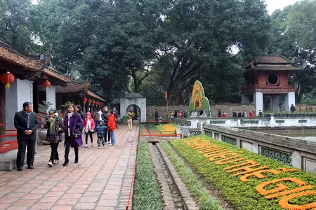 Khai hội đầu xuân tại Văn Miếu-Quốc Tử Giám ảnh 7