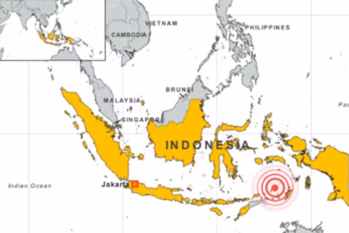 Động đất rung chuyển Indonesia ảnh 1
