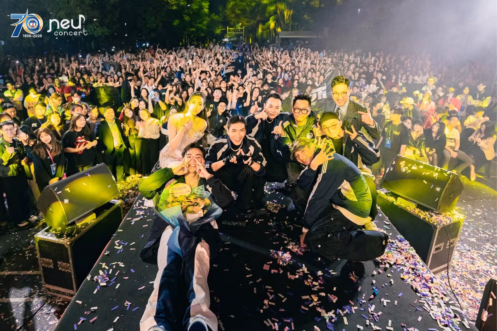 Dàn khách mời đình đám tại NEU Concert những mùa trước.