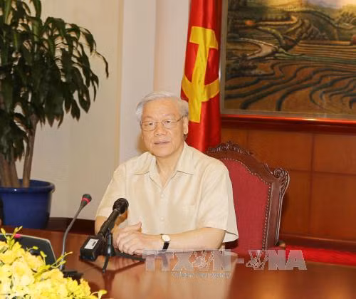 Tổng Bí thư Nguyễn Phú Trọng trả lời báo chí Hoa Kỳ ảnh 1