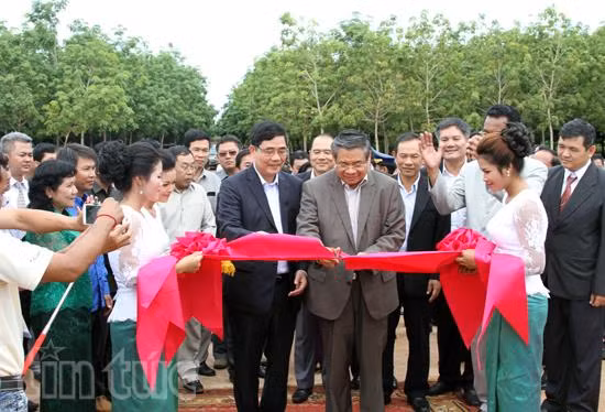 Doanh nghiệp cao su Việt hoạt động hiệu quả tại Campuchia ảnh 1