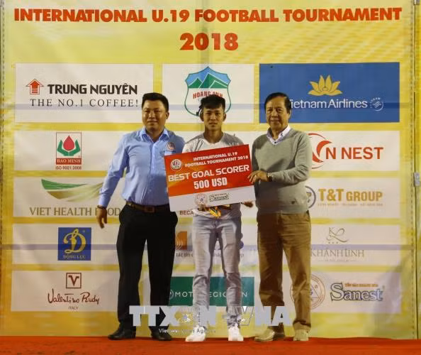U19 tuyển chọn Việt Nam vô địch giải bóng đá U19 Quốc tế Báo Thanh niên 2018 ảnh 2