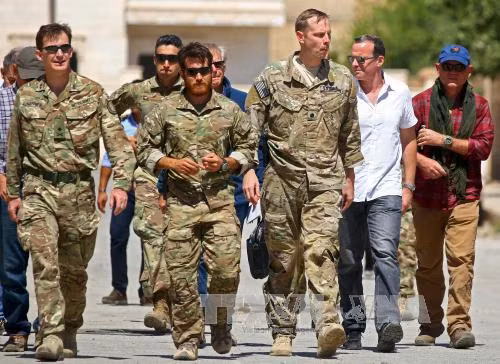 Hơn 400 thủy quân lục chiến Mỹ từ Syria về nước ảnh 1