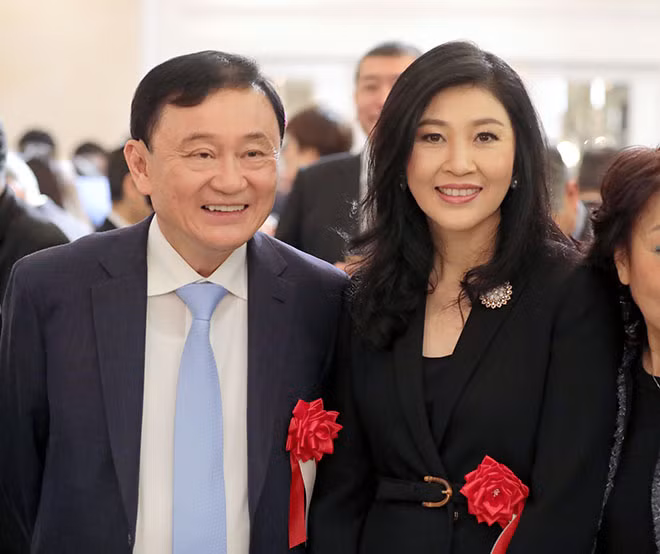 Đang sống lưu vong, hai anh em cựu Thủ tướng Thaksin cùng dự tiệc ở Tokyo ảnh 1