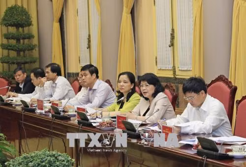 Họp Ban Tổ chức Nhà nước kỷ niệm 70 năm Ngày Chủ tịch Hồ Chí Minh ra Lời kêu gọi thi đua ái quốc ảnh 1