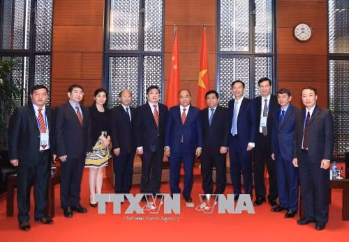 Hội nghị GMS6 - CLV10: Thủ tướng Nguyễn Xuân Phúc tiếp lãnh đạo các địa phương Trung Quốc ảnh 1