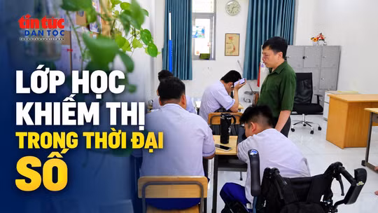 Lớp học khiếm thị trong thời đại số