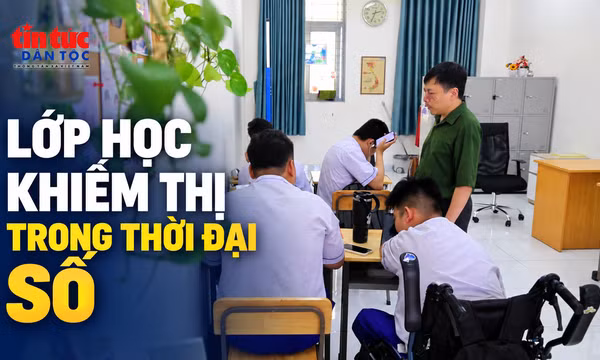 Lớp học khiếm thị trong thời đại số