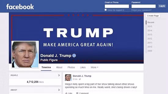 Bầu cử Mỹ - chủ đề "hot" nhất trên Facebook năm 2016 ảnh 1