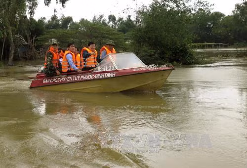 Phó Thủ tướng thị sát rốn lũ Bình Định, Quảng Ngãi ảnh 1