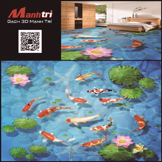 Gạch 3D - Giải pháp mới cho trang trí tường và nền nhà ảnh 1