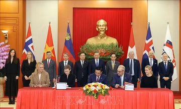 Báo Thái Lan đưa tin Việt Nam ký FTA với EFTA
