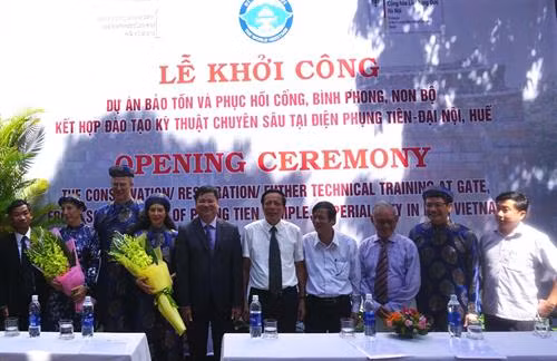 Quang cảnh lễ khởi công. Ảnh: Quốc Việt - TTXVN