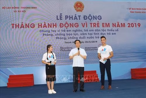 Phó Thủ tướng Chính phủ Vũ Đức Đam phát biểu tại lễ phát động. Ảnh: Thanh Tùng - TTXVN
