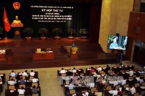 Toàn cảnh kỳ họp thứ tư. Ảnh: Hoàng Hải-TTXVN