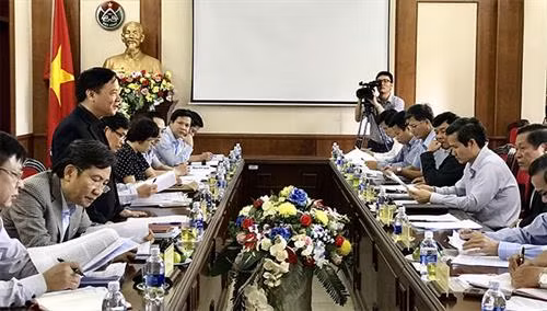 Đoàn khảo sát của Ủy ban Pháp luật do Ủy viên Trung ương Đảng, Ủy viên UBTVQH, Chủ nhiệm Ủy ban Pháp luật Nguyễn Khắc Định làm Trưởng đoàn đã làm việc với tỉnh Đắk Nông. Nguồn ảnh: daibieunhandan.vn